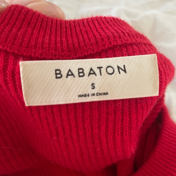Babaton RED SWEATER - Picture 6 of 7